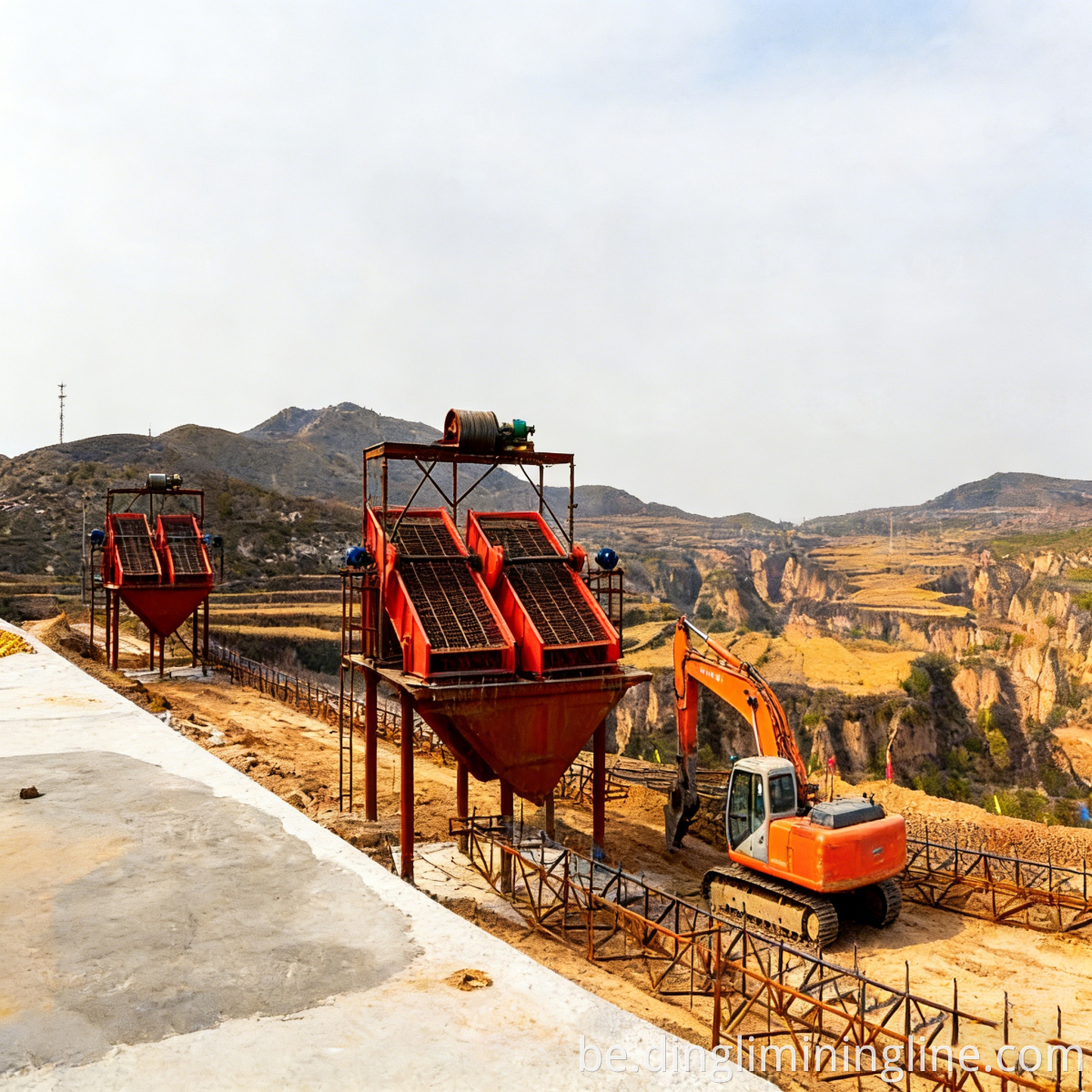 Горна-драбнільны і прасейвальны завод Rock Crushing & Screening Plant